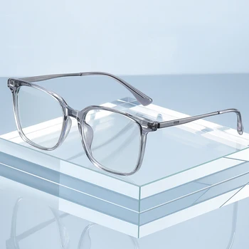 ST6204 Optik Gözlük Çerçeve miyopi Tam Jant Metal Kadın Gözlük gözlük Oculos de Gri Gözlük Reçete Gözlük