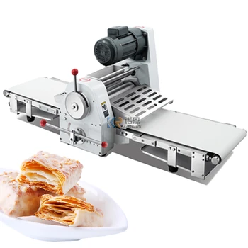 Tam Otomatik Pasta Makinesi Fırın Makineleri Masa Üstü Elektrikli Kruvasan yufka açma makinesi Satılık