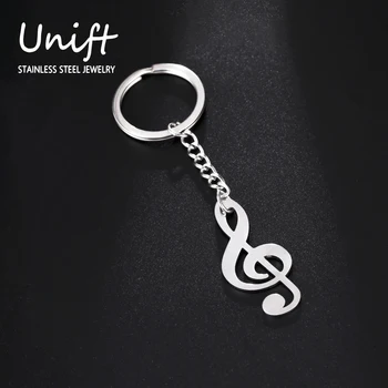 Unift Basit Müzik Not Anahtarlık Tiz Clef Paslanmaz Çelik Araba Anahtarlık Kadın Erkek Ivır Zıvır Anahtarlık Müzisyen Hediye 2022