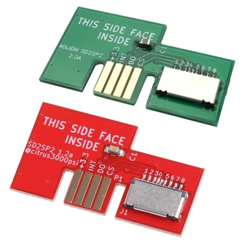 Yedek Mikro SD kart Adaptörü TF kart okuyucu NGC Oyun Küpü SD2SP2 SDLoad SDL Adaptörü Profesyonel Onarım Parçaları