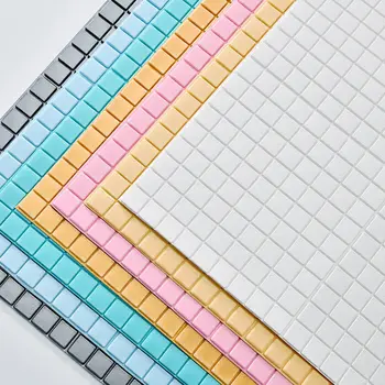 Yeni 70 cm X 70 cm Mozaik Anti-çarpışma Duvar Sticker 3D Yatak Odası Ses Geçirmez Arka Plan Duvar Kağıdı Kendinden Yapışkanlı Su Geçirmez