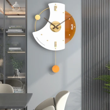 Yeni duvar saati Modern Tasarım Oturma Odası Yemek Odası Dekor Yaratıcı Basit Moda saat ev dekoru