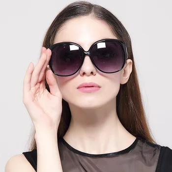 Yeni Moda Büyük Çerçeve Güneş Gözlüğü, Avrupa ve Amerikan Moda Gözlük, kadın Sokak Fotoğrafçılığı, Tatil Güneş Gözlüğü