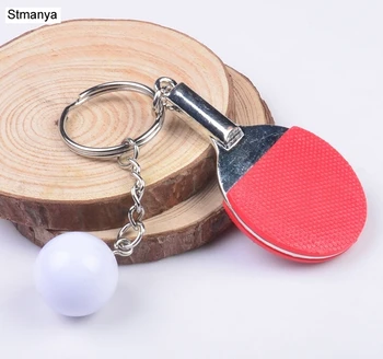 Yeni Ping Pong Anahtarlık-Yeni Varış Hareket Simülasyon Ping Pong Kolye Anahtarlık Anahtarlık Spor Hediye takı 17222