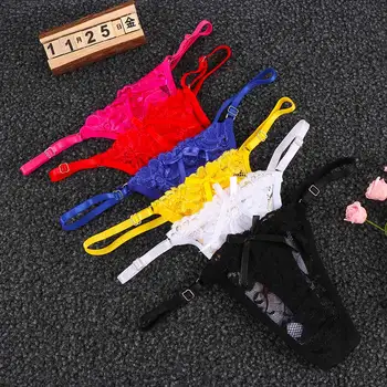 Yeni Seksi Dantel Tanga G-string Bikini Dantel Yay İç Çamaşırı kadın Külot Düşük Bel Dize İç Çamaşırı Intimates Thongs