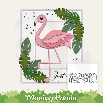 Yeni Varış Flamingo Metal Kesme Ölür İçin Hiçbir Pullar Dıy Ölür Karalama Defteri Kabartma Dekoratif Kağıt Kartı Zanaat Kesme Ölür