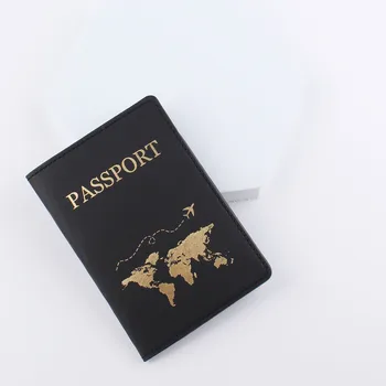 Çift Hat Pasaport Kapağı Moda Yeni Seyahat Banka Kartı Belge Çantası PU Deri Tutucu Severler Pasaport Tutucu Cüzdan Kadınlar için