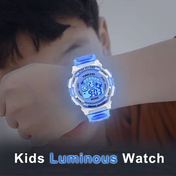 Çocuklar İzle SYNOKE Marka İzle Kız Erkek Su Geçirmez Spor Elektronik Dijital Saatler Aydınlık çalar saat relogio ınfantil