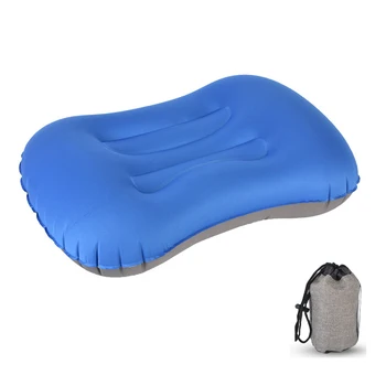 Çöl ve Tilki şişme Yastık Seyahat Yastık, Taşınabilir Hafif Kompakt Yastık Yastık Çuval ile Kamp için, Yürüyüş, Seyahat