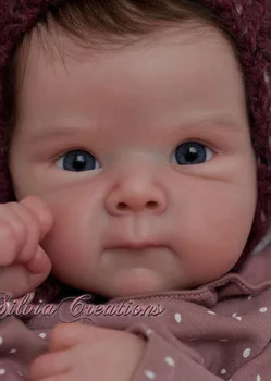 【start shipping】FBBD 19 inç Yeniden Doğmuş Bebek Kiti Bettie Yeni Kalıp Taze Renk Gerçekçi Yumuşak Dokunuşlu Yeniden Doğmuş Boyasız Kiti DIY Parçaları