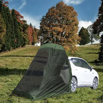 Araba Arka Çadır Uzatma Yağmur Geçirmez Araba Gövde Çadır Güneşlik Seyahat Çadırı Plaj SUV Kamp Açık Tur Barbekü Piknik